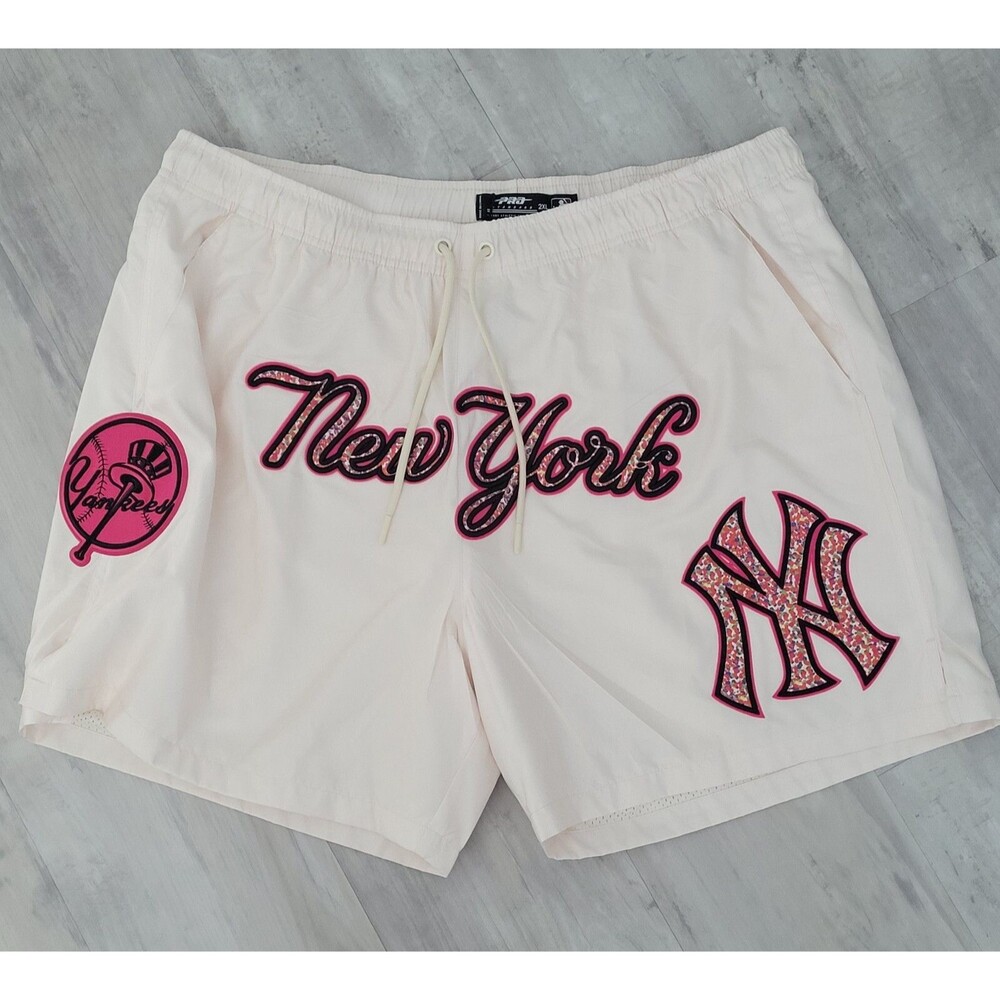 New York Yankees Pro Standard Team Swim Shorts Trunks Mens Size 2XL Pockets New